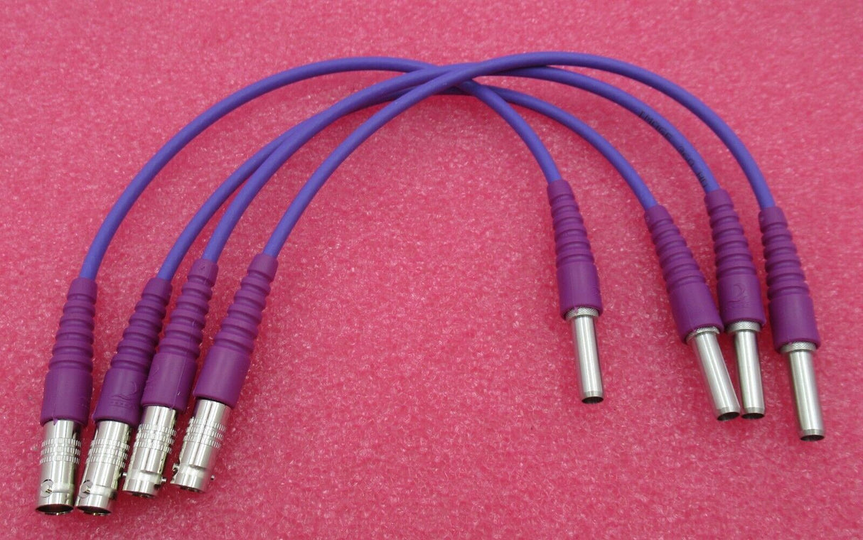 4x BNC Plug Male To Female HD SDI 300mm Coaxial RF Cable Audio Video 4k UHD