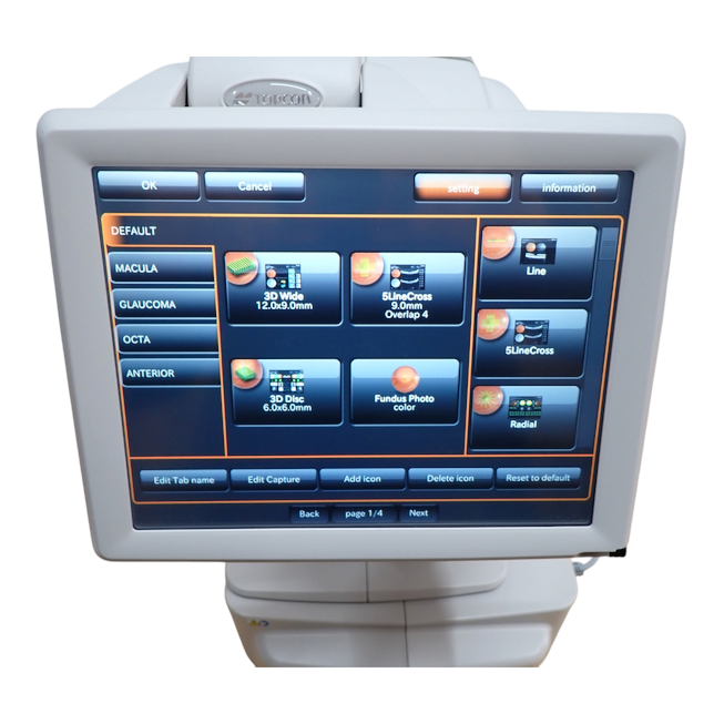 Topcon 3D Oct 1 Maestro 2 Optical Coherence Tomography Fundus Robotic Camera OCT10