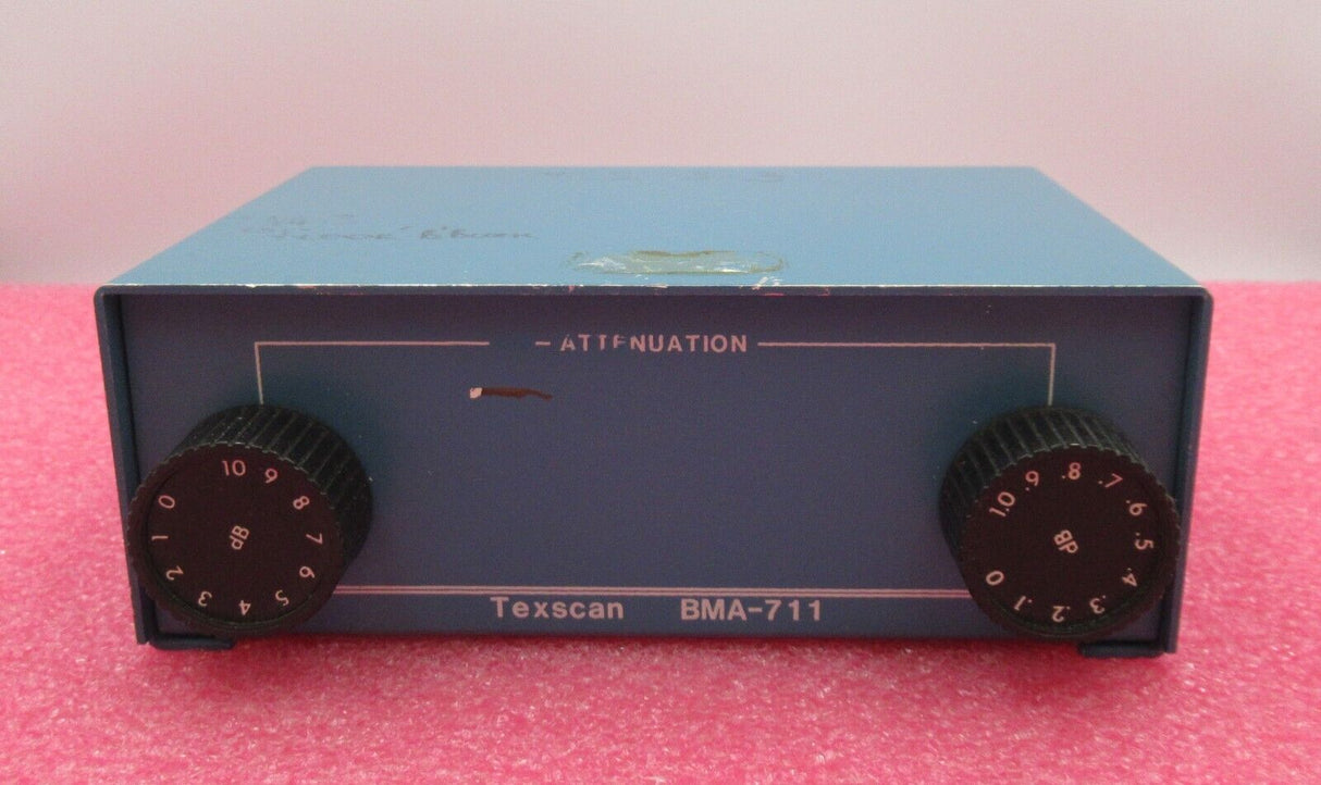 Texscan Trilithic BMA-711 Dual Benchtop Variable Attenuator 75Ohm 1GHz