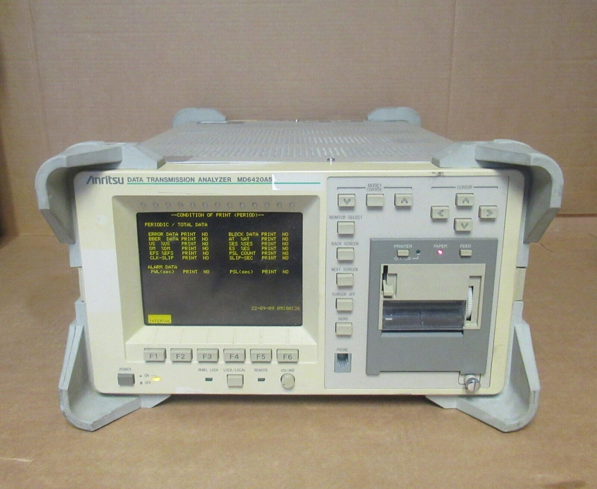 Anritsu MD6420A5 Data Transmission Analyzer 50 bit/s to 10Mbit/s