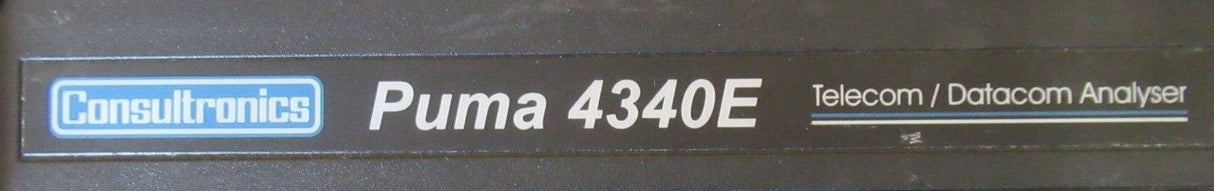 Consultronics Puma 4340E 4000E Series Telecom Datacom Analyzer
