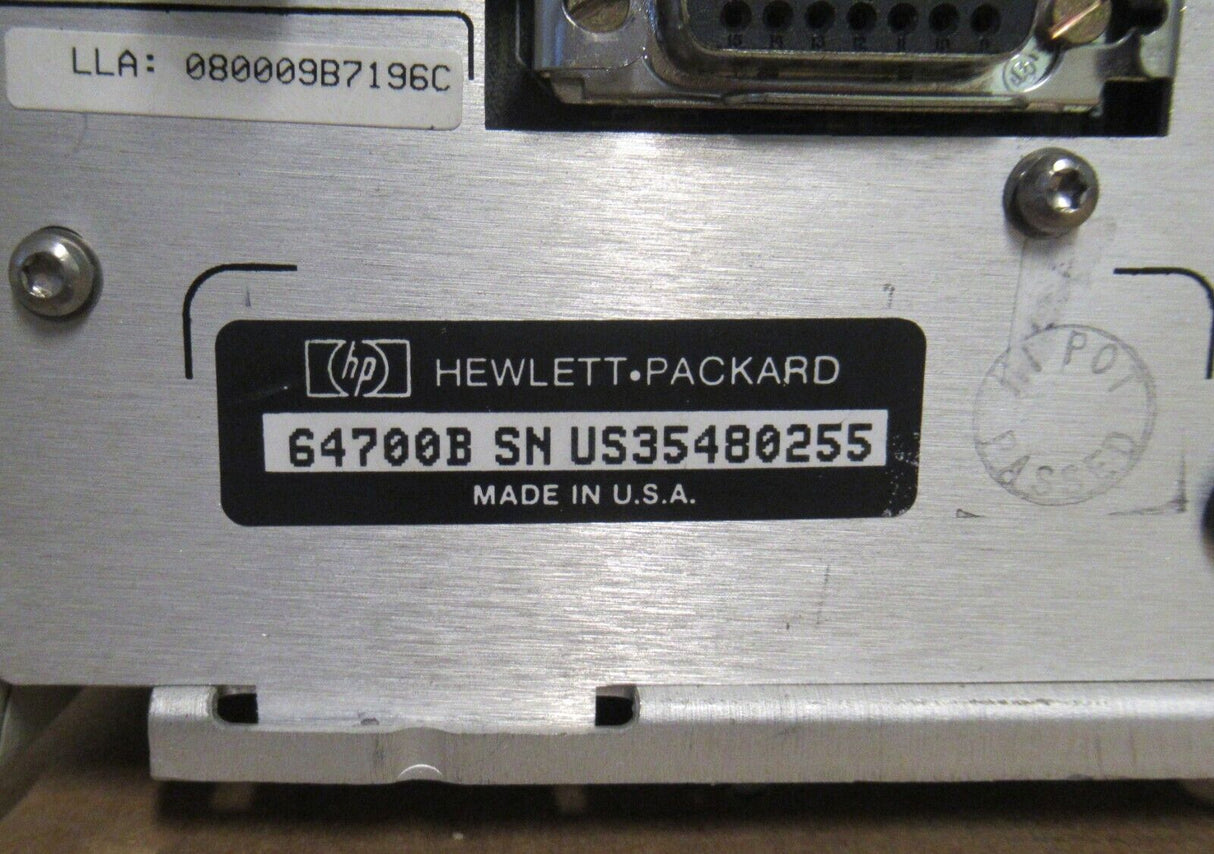 Hewlett Packard HP Series Keysight 64700B Emulator With 5x Emulator Cards