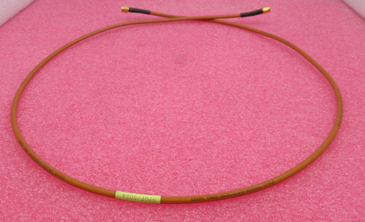 SMA Plug Male Straight To SMA Plug Male Straight 1.2M Orange Coaxial RF Cable