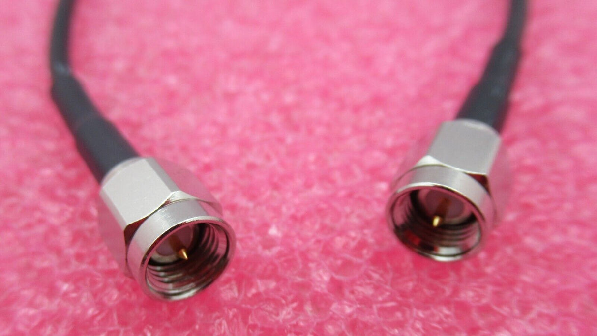 SMA Plug Male Straight To SMA Plug Male Straight 280MM Black Coaxial RF Cable