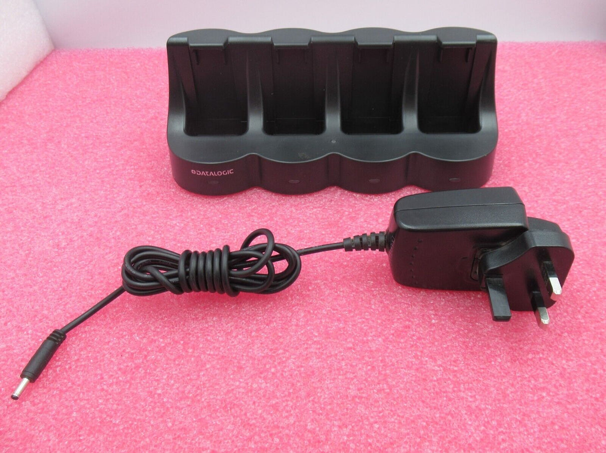 Datalogic Barcode Scanner DL Memor Multi Battery Charger 94A151123 4-Slot Dock