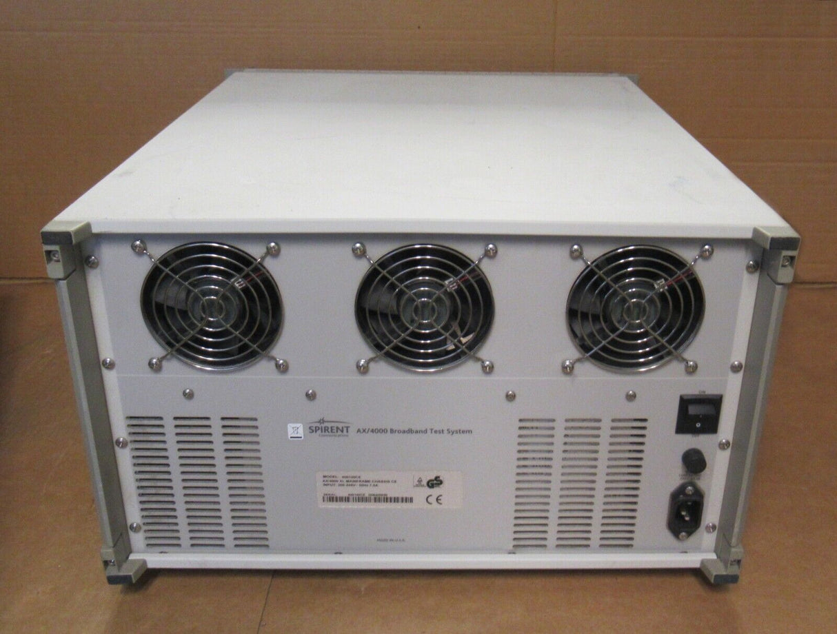 Spirent Adtech AX/4000 Broadband Test System 17-Slot Chassis - 400140CE 8x Cards
