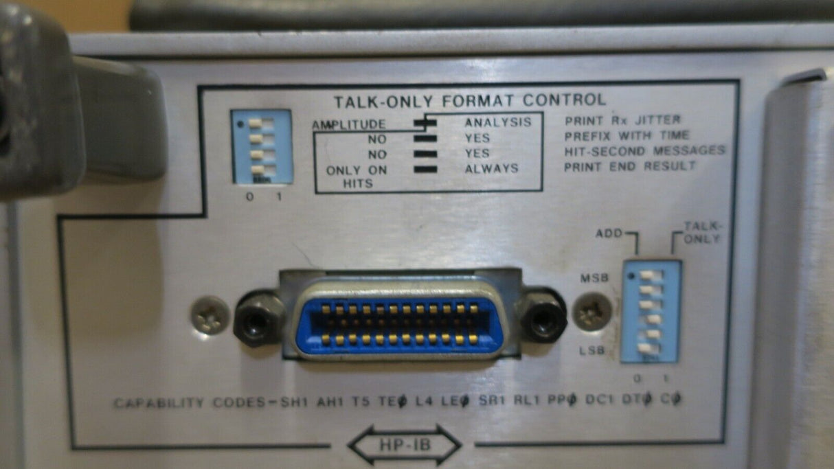 HP Agilent 3785A PCM/TDM Jitter Generator Receiver Fourth Internal Clock 001