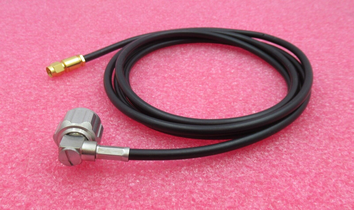RF Coaxial Cable Black 6FT SMA Male Straight to N Male Right Angle