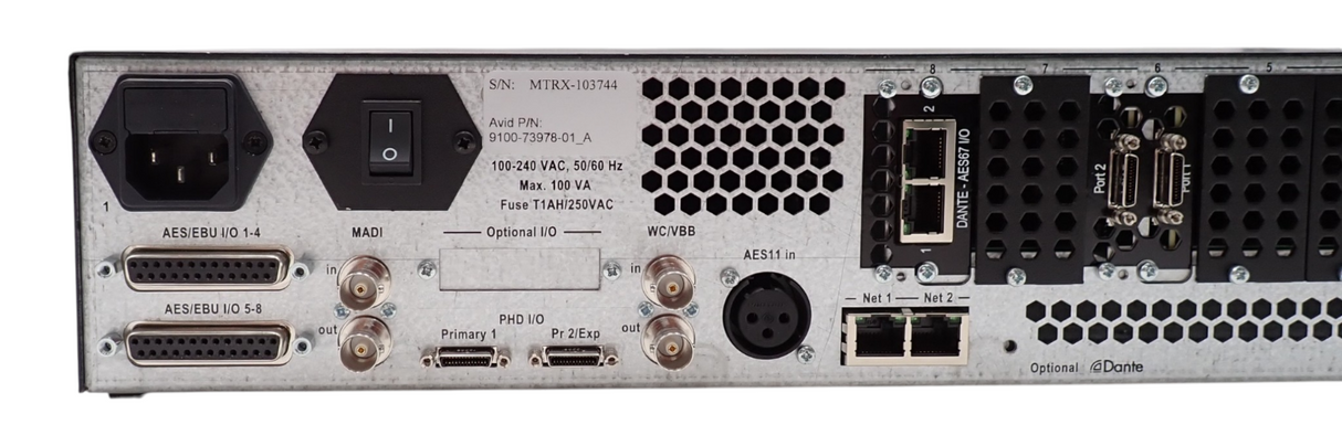Avid Pro Tools MTRX Audio Interface Base Uni with MADI and Pro 100-73978-017