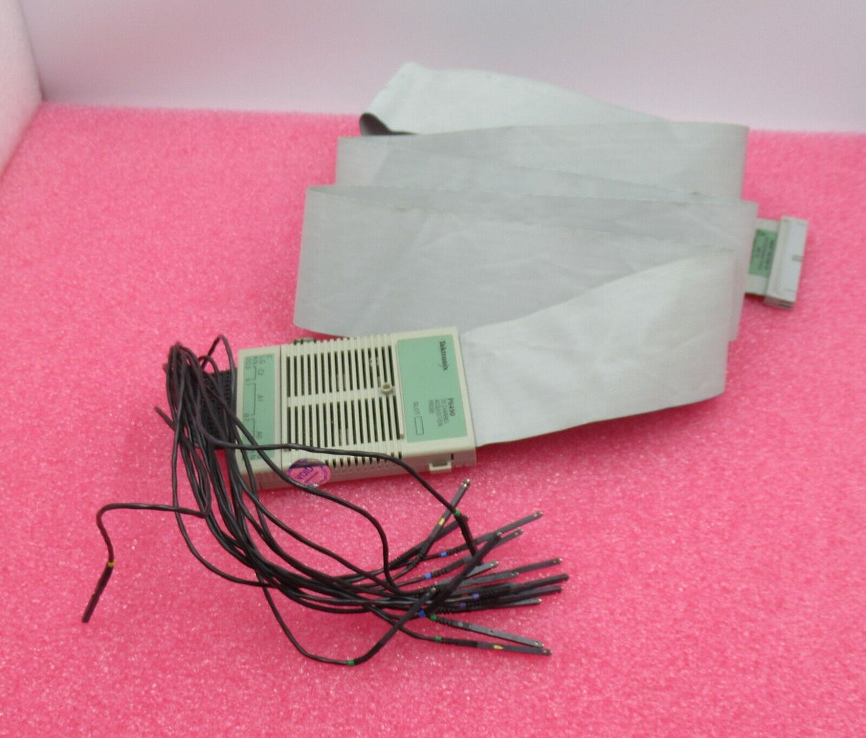 Tektronix P6490 174-2671-00 Logic Analyzer 20 Channel Acquisition Probe & Cables