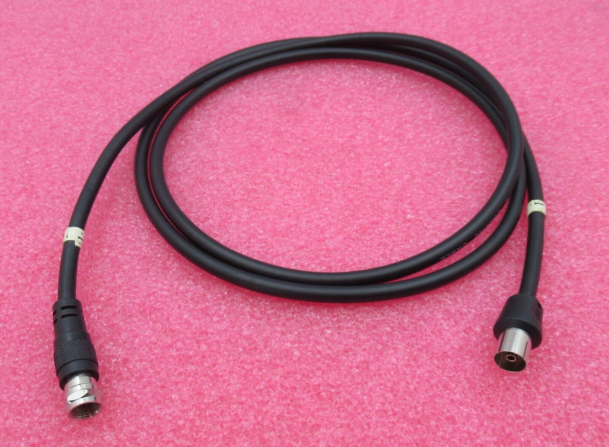 Job Lot 7 x F Connector Male To TV Aerial Female 1.5M Black RF Coaxial Cable