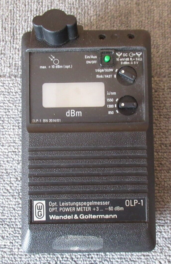 Wandel & Goltermann OLP-1 OPT Optical Power Meter Measuring Instrument BN 2014