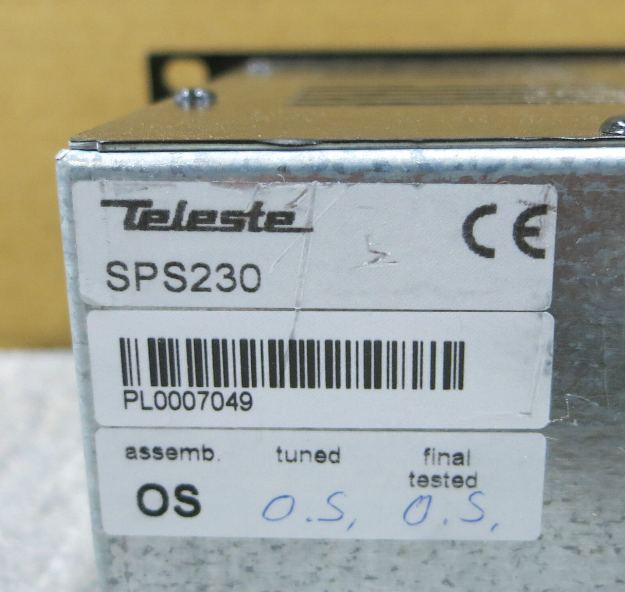 Bloc d'alimentation Teleste type SPS230, équipement de réception TV PL0007049