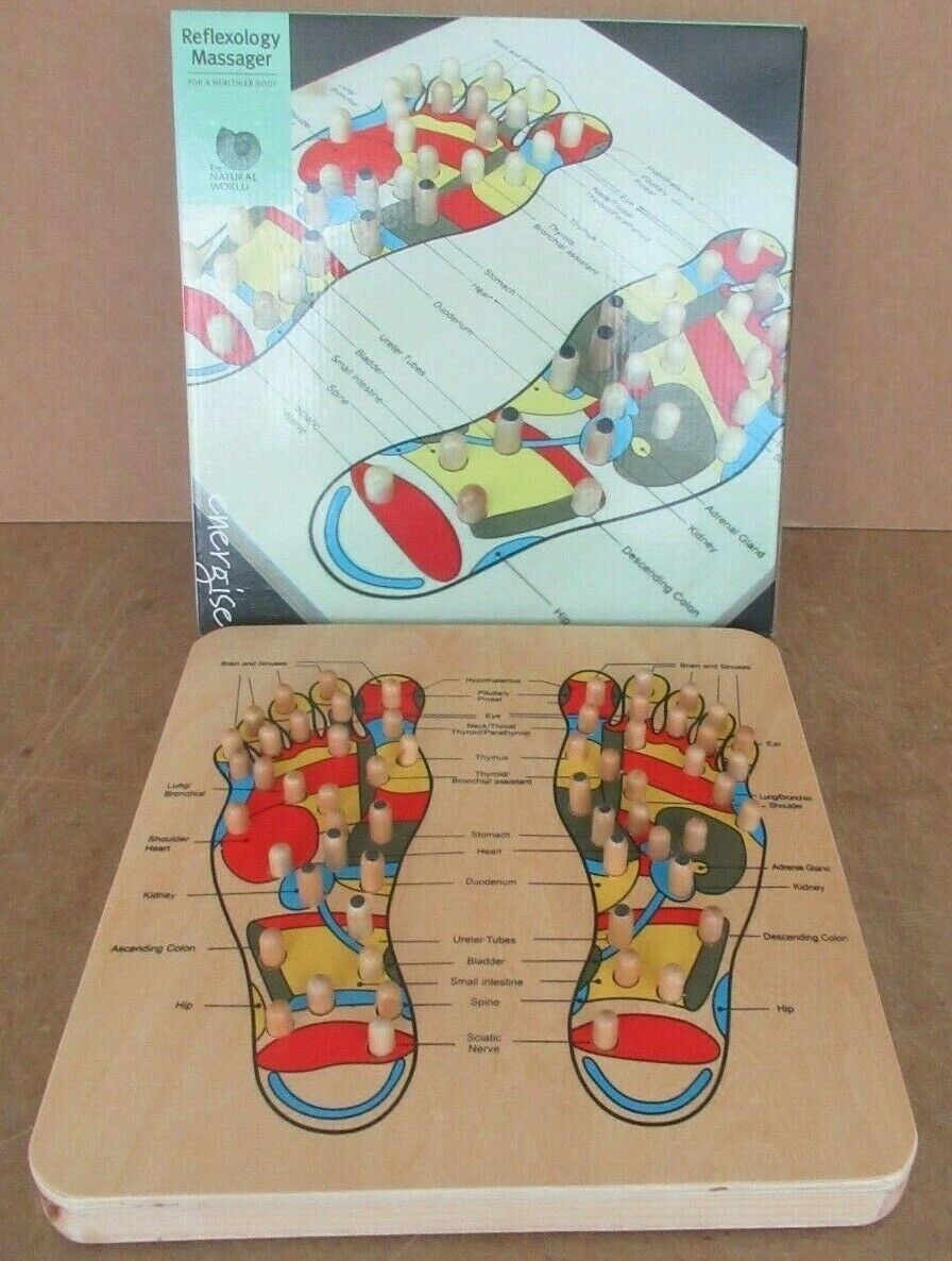 Reflexology Massager Spring Pressure Board Reduce Stress Re-energise Naturally