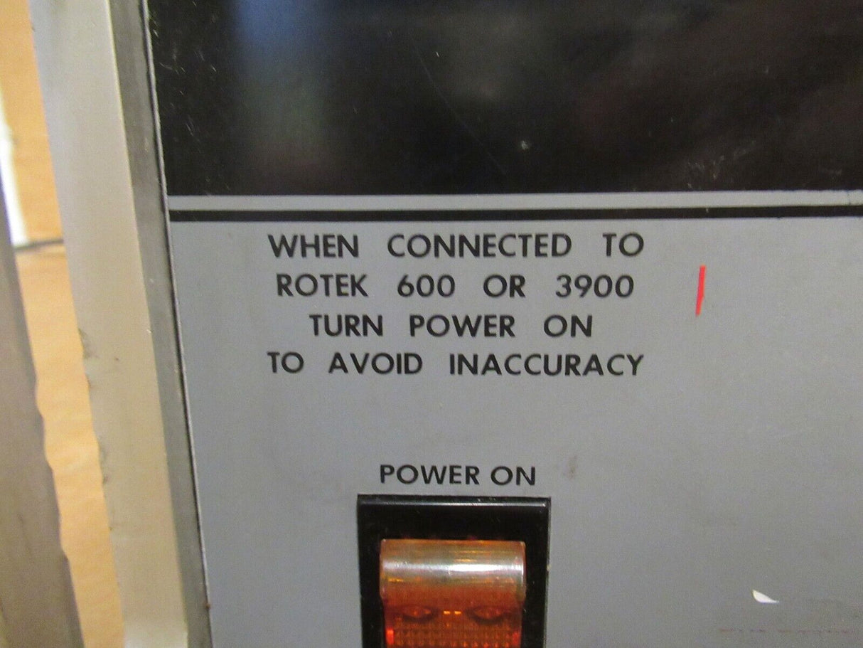 Rotek Instrument Corp 650 High Current Adapter 100 AMP For Rotek 600 + 3900