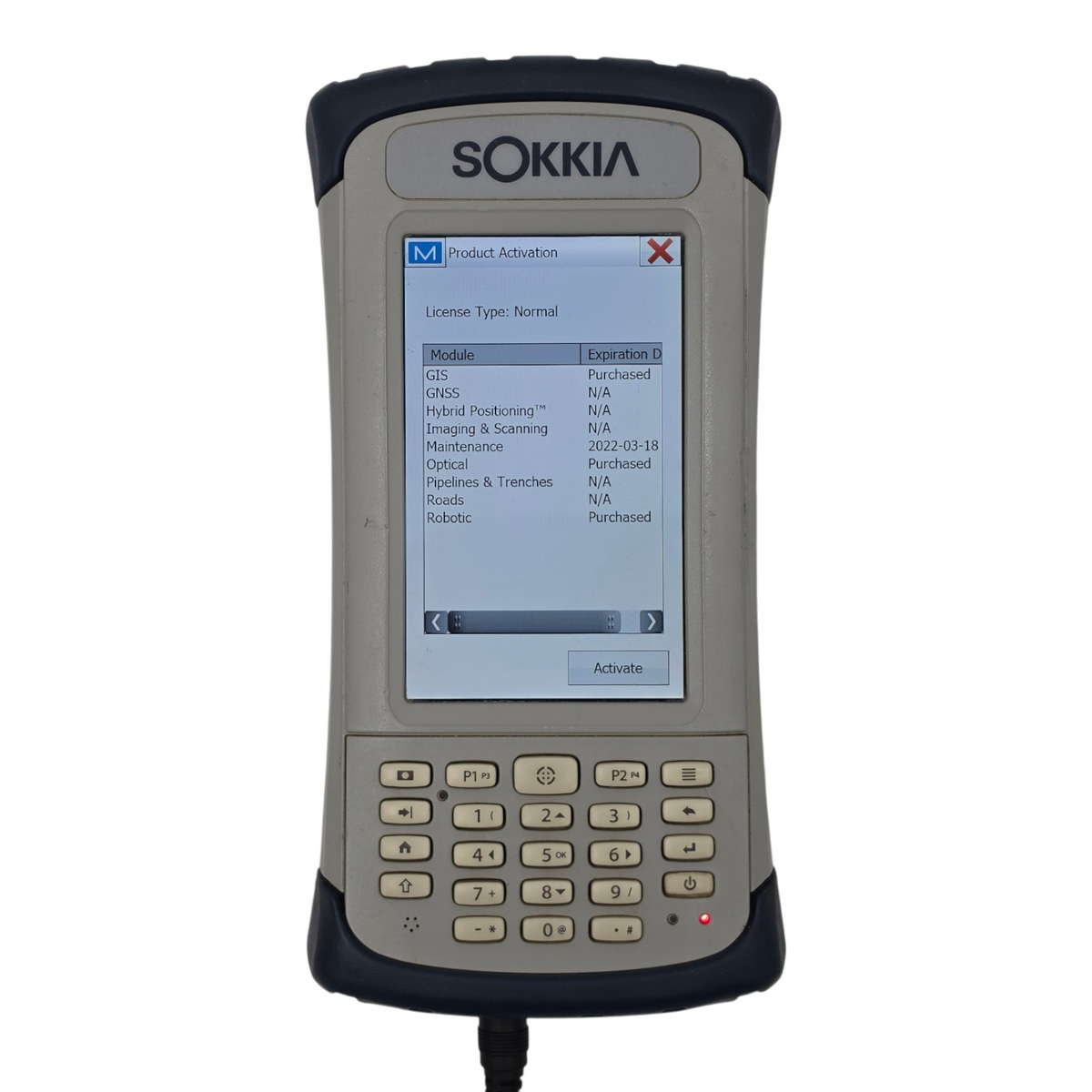 Sokkia SHC500 Field Controller Surveying Data Collector Bluetooth WiFi MAGNET6