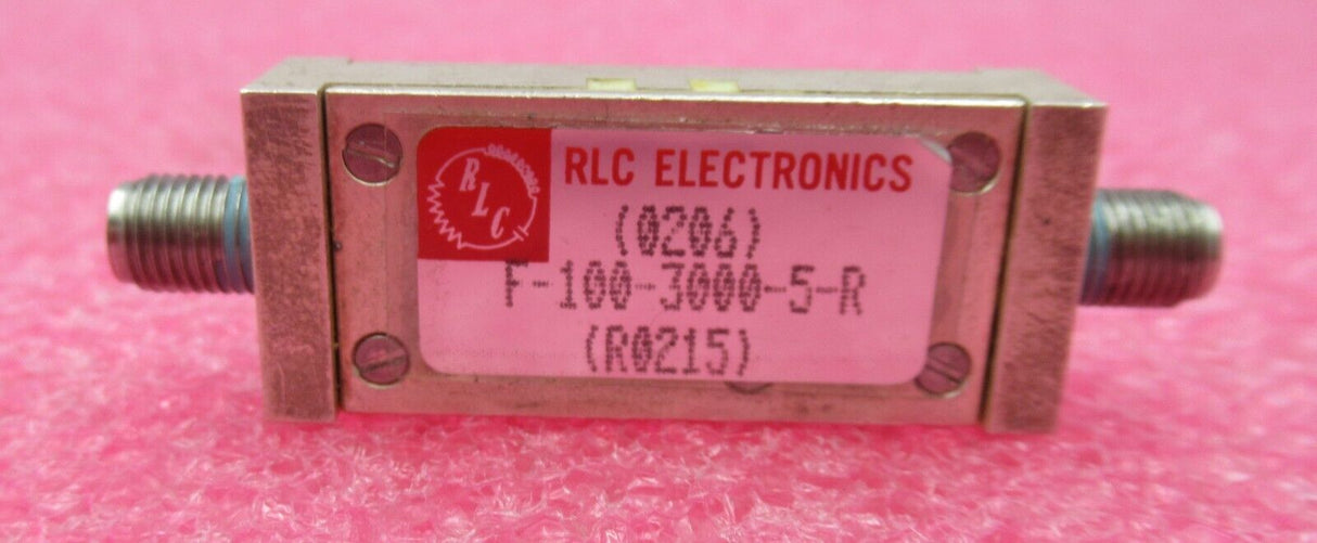 RLC Electronics F-100-3000-5-R Custom Wide Band High Pass Filter
