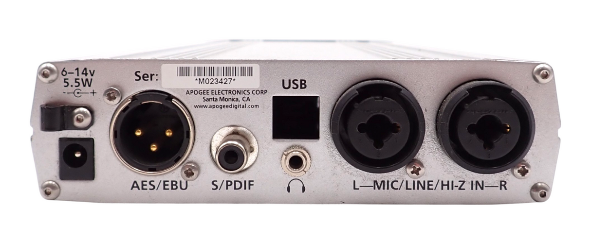 Apogee Electronics Mini-Me 2-channel A/D Converter With Mic / Instrument Preamp6