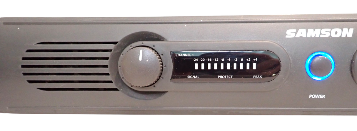 Samson Servo 300 2 Channel 150W Studio Power Amplifier 2U Rackmount3