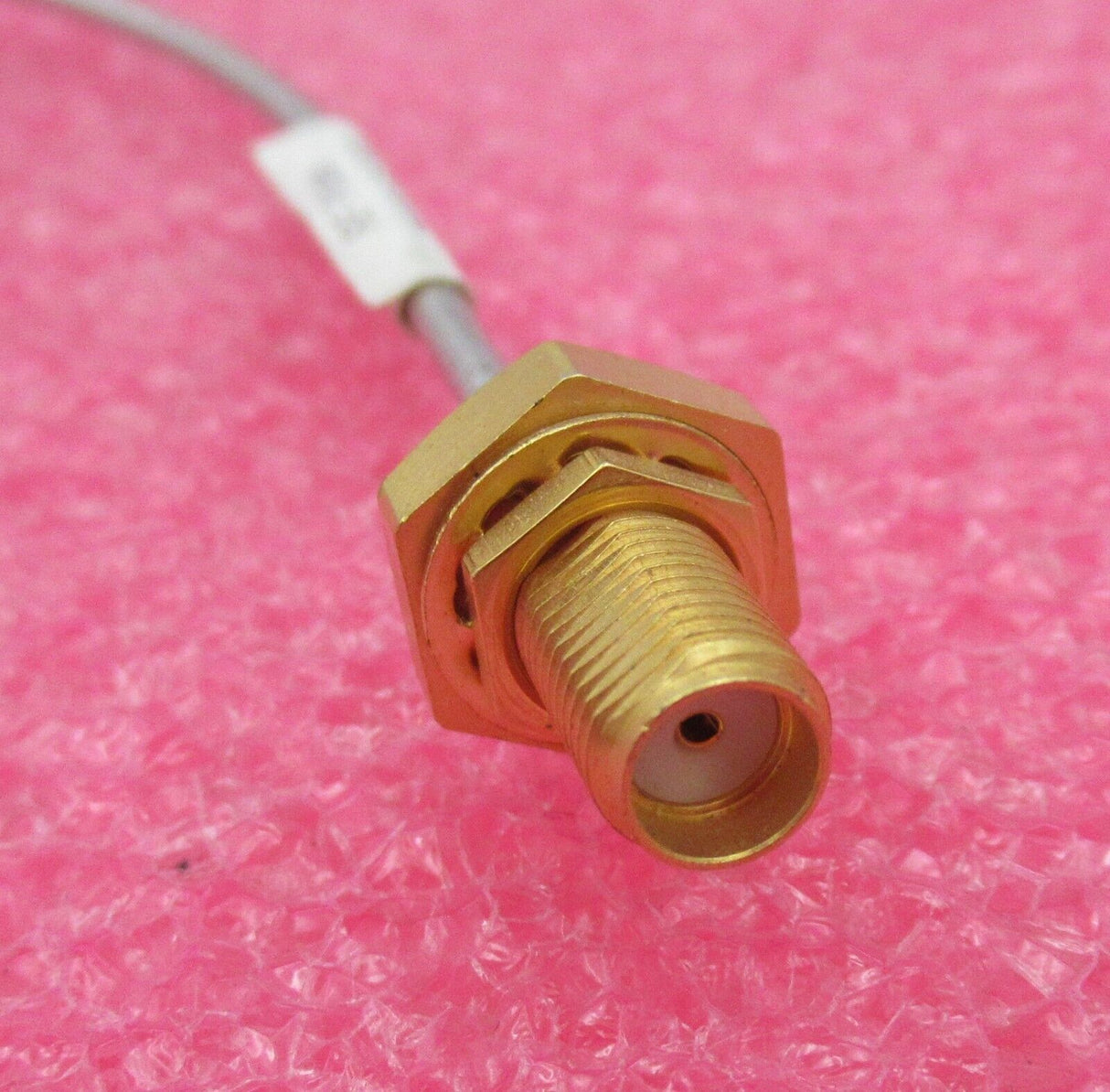 SMA Plug Male Straight To SMA Plug Female Straight 0.5M Silver Coaxial RF Cable