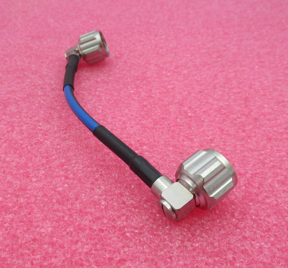 15cm / 6" N Male Right Angle to N Male Right Angle Semi-Flexible Precision Cable