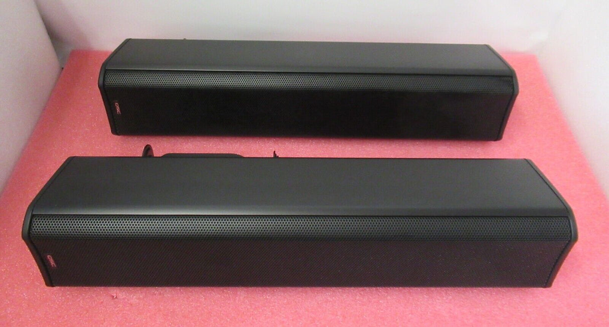 2 x QSC AcousticDesign AD-S802T 8-Driver Column Surface-Mount Loudspeaker Black