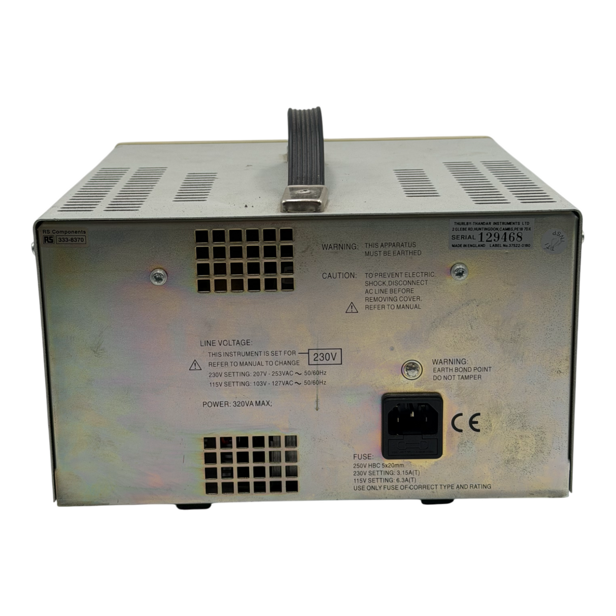 Thurlby Thandar TTi EL302D Dual Output 30V 120W 2A Linear Bench Power Supply4