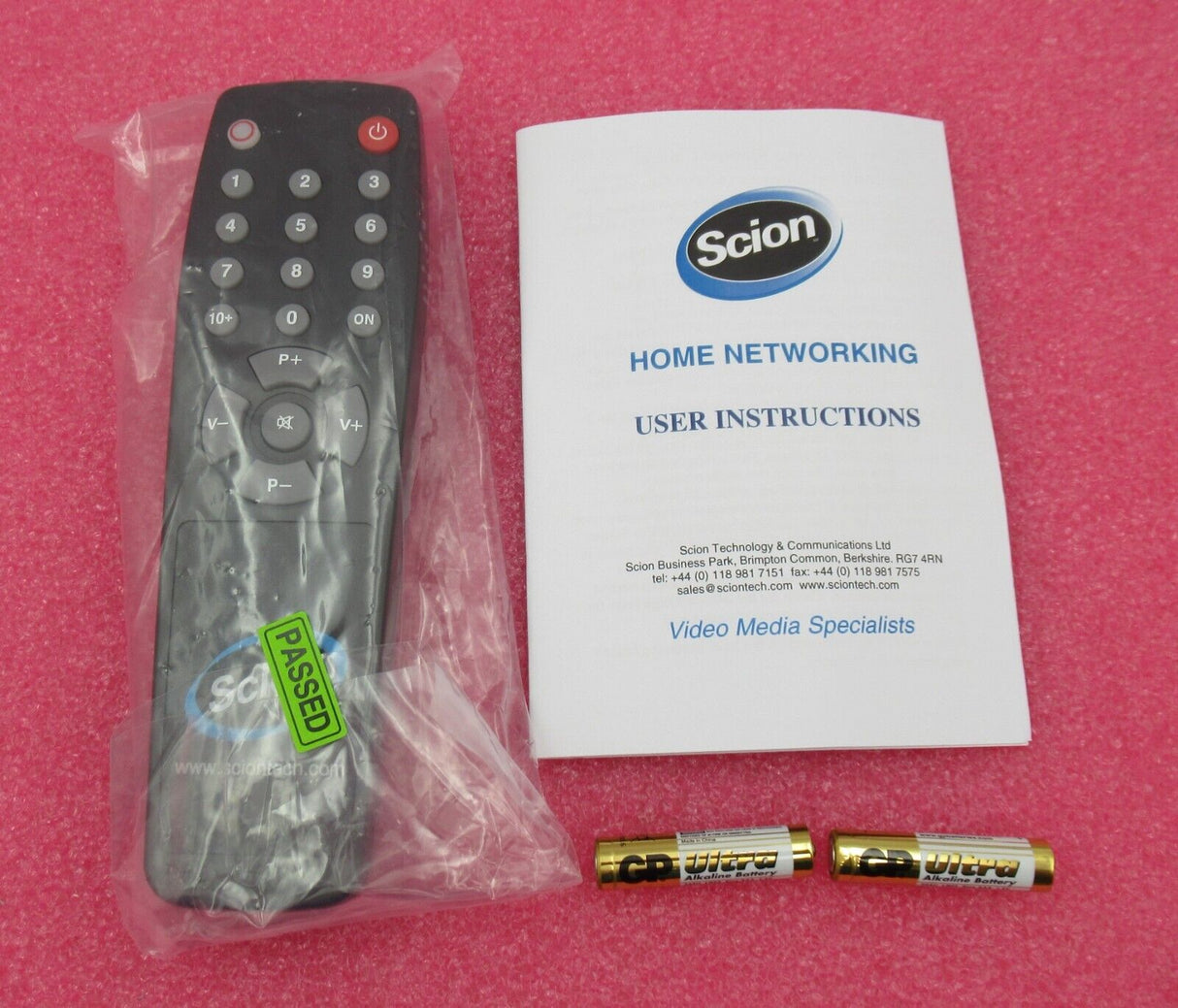 NEW Scion 13 Numeric Keys Programmable Infra-Red Remote Control Black PRO-0201