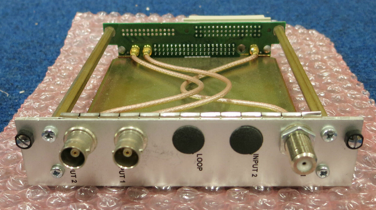 Scientific Atlanta Galaxy Rear Connection Card BNC Twistlock Input/Output