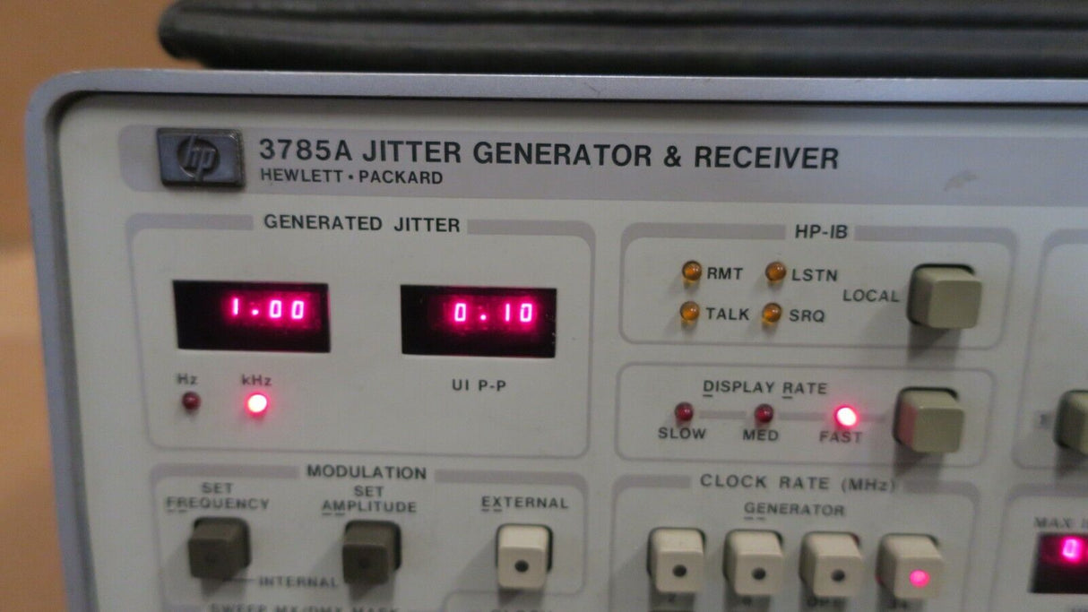 HP Agilent 3785A PCM/TDM Jitter Generator & Receiver 48Hz - 66Hz 220V