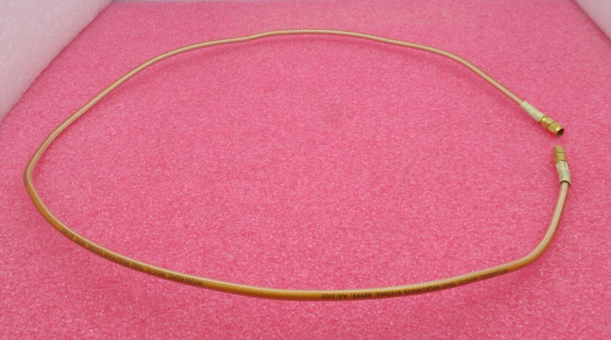 SMA Plug Male Straight To SMA Plug Male Straight 1M Gold Coaxial RF Cable