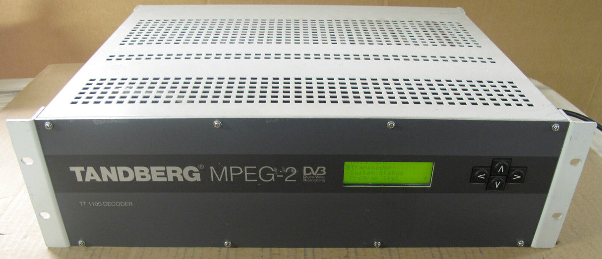 Tandberg TT1100 MPEG2 DVB Professional Multi-Channel Decoder MMI TV DEC 3500