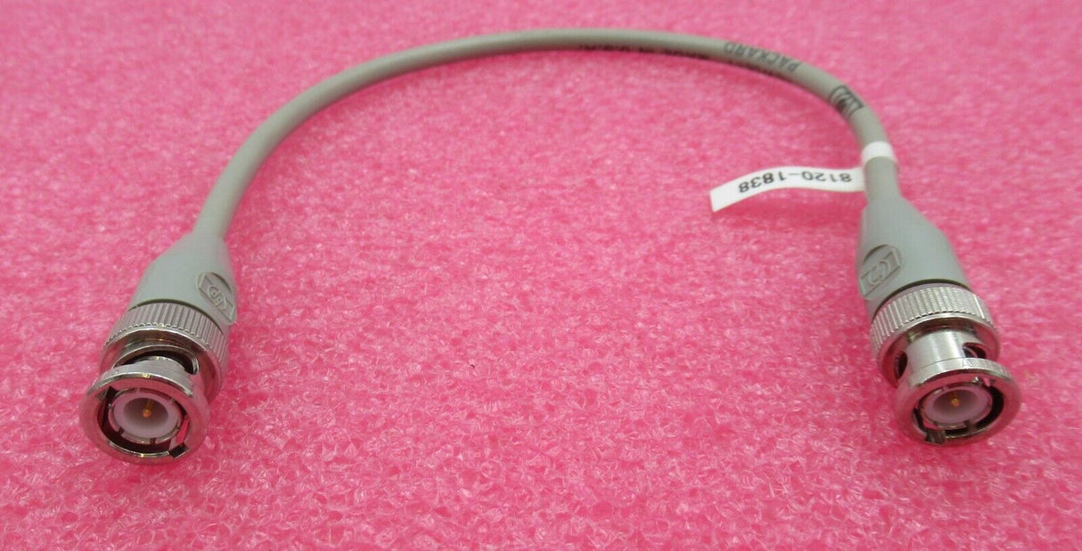 HP Keysight Agilent 8120-1838 12" 0.3M BNC Male To BNC Male Grey Coaxial Cable