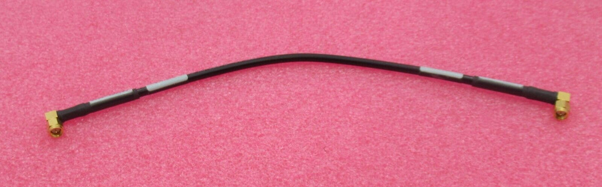 Huber & Suhner 990603C RF Coaxial Cable 30cm SMA Male Right Angle to Right Angle