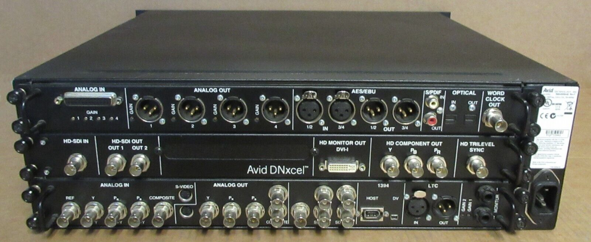 AVID Adrenaline DNxcel Expansion HD Breakout Box 7020-03332-02 7030-03226-02