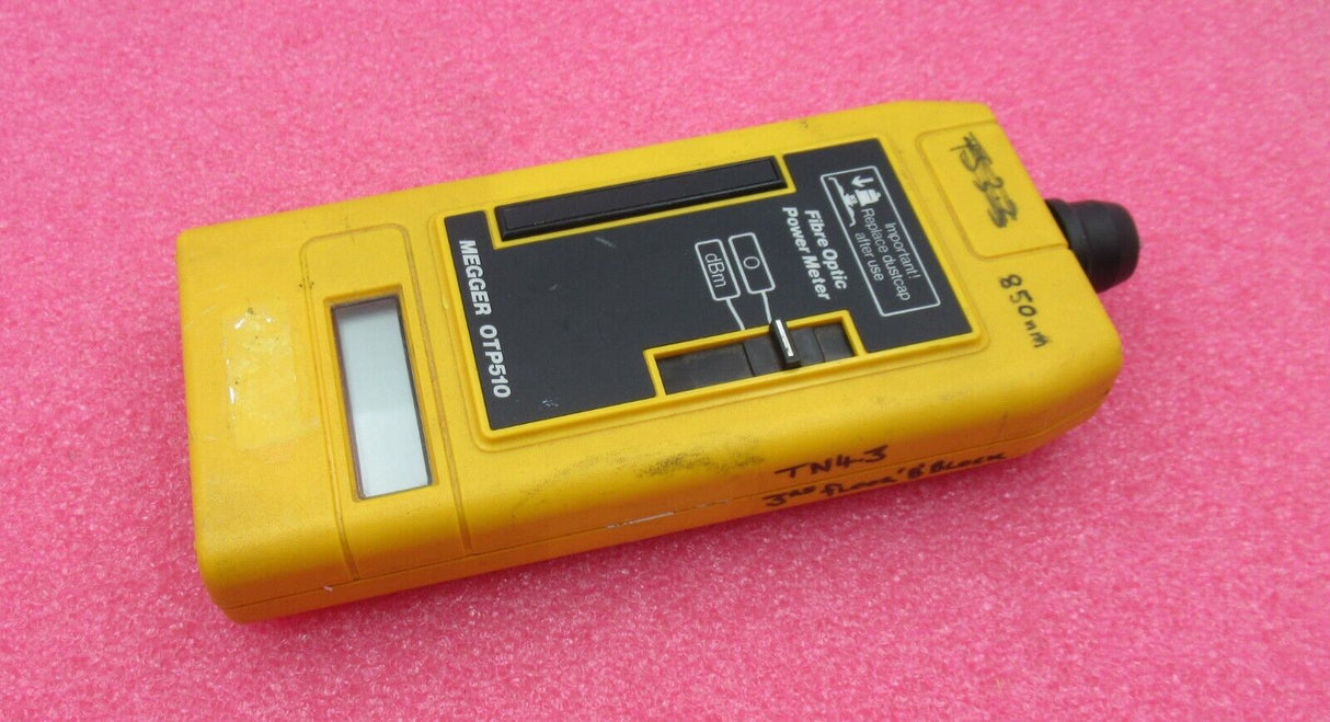 Megger Instruments OTP510 Professional Fibre Optic Power Meter 850nm