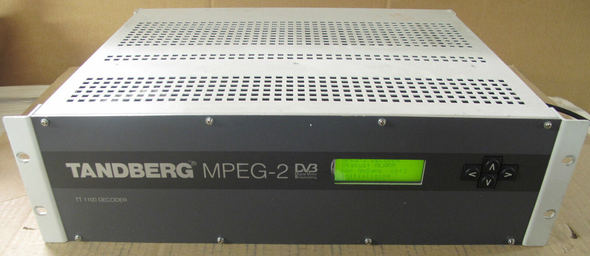Tandberg TT1100 MPEG2 DVB Professional Multi-Channel Decoder Tuner/Demod 8300