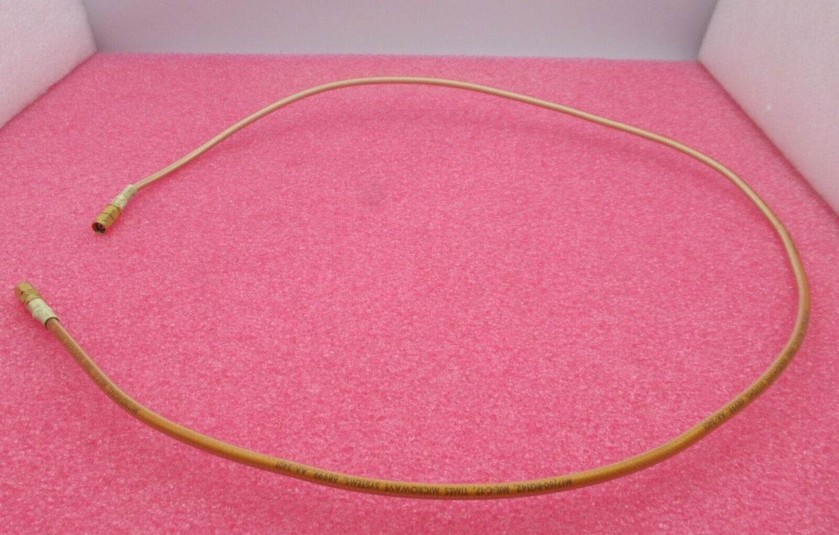 SMA Plug Male Straight To SMA Plug Male Straight 1M Gold Coaxial RF Cable