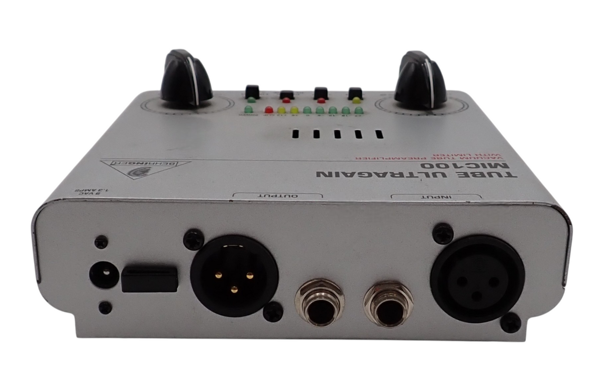 Behringer MIC100 Audiophile Vacuum Tube Preamplifier with Limiter5