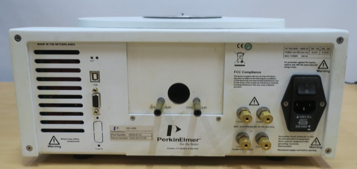 PerkinElmer DSC 4000 QA/QC Single-Furnace Differential Scanning Calorimetry