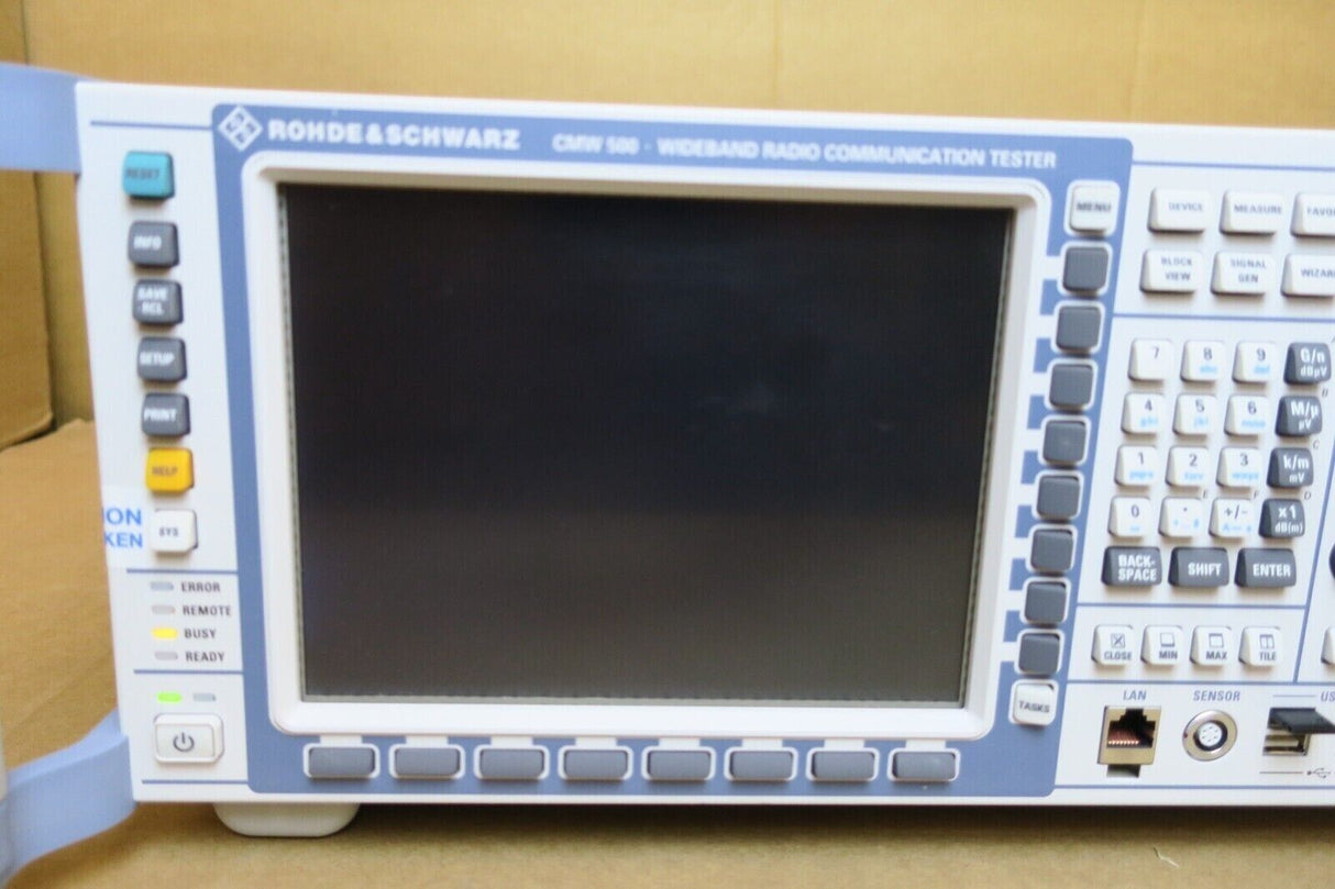 Rohde & Schwarz CMW 500 Wideband Radio Communication Tester 1201.0002K50 LTE R&S