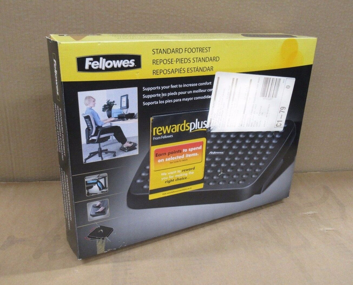 Felllowes Office Desk Dual Positon Adjustable Textured Foot Rest CRC 48121