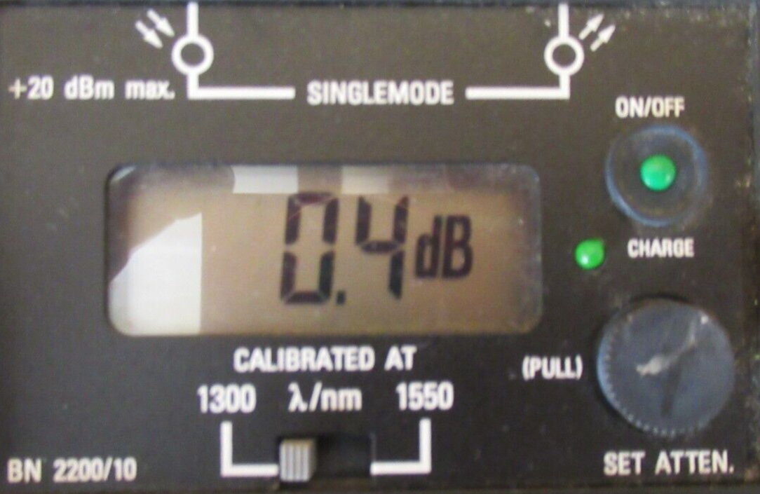 BT 817815 Attenuator Optical Fiber Variable 1A MK III 2200/00.89 BN2200/10