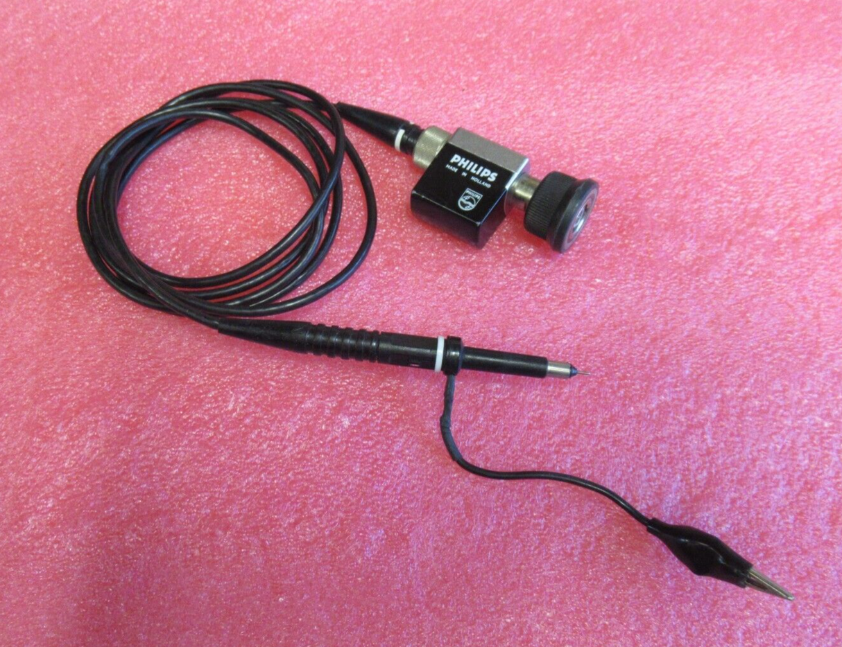 Philips PM8927A Passive Oscilloscope Probe Set 10M? 11pF 1.5ns 10:1 500V Max