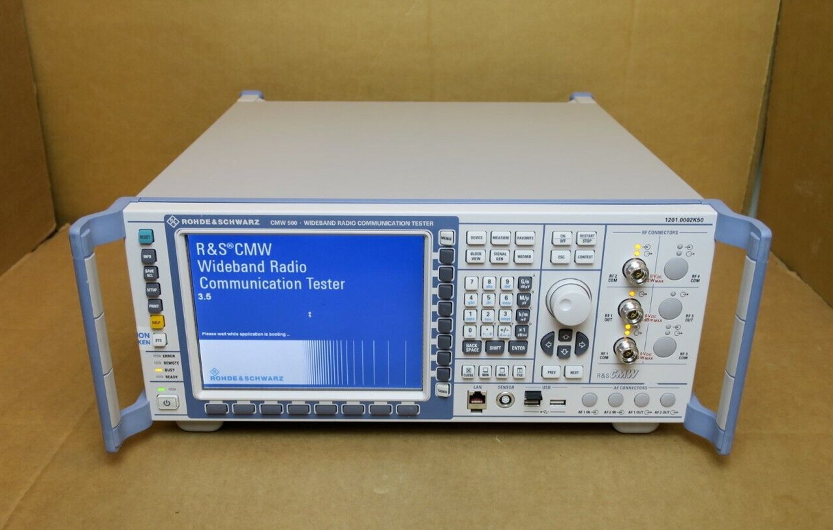 Rohde & Schwarz CMW 500 Wideband Radio Communication Tester 1201.0002K50 LTE R&S
