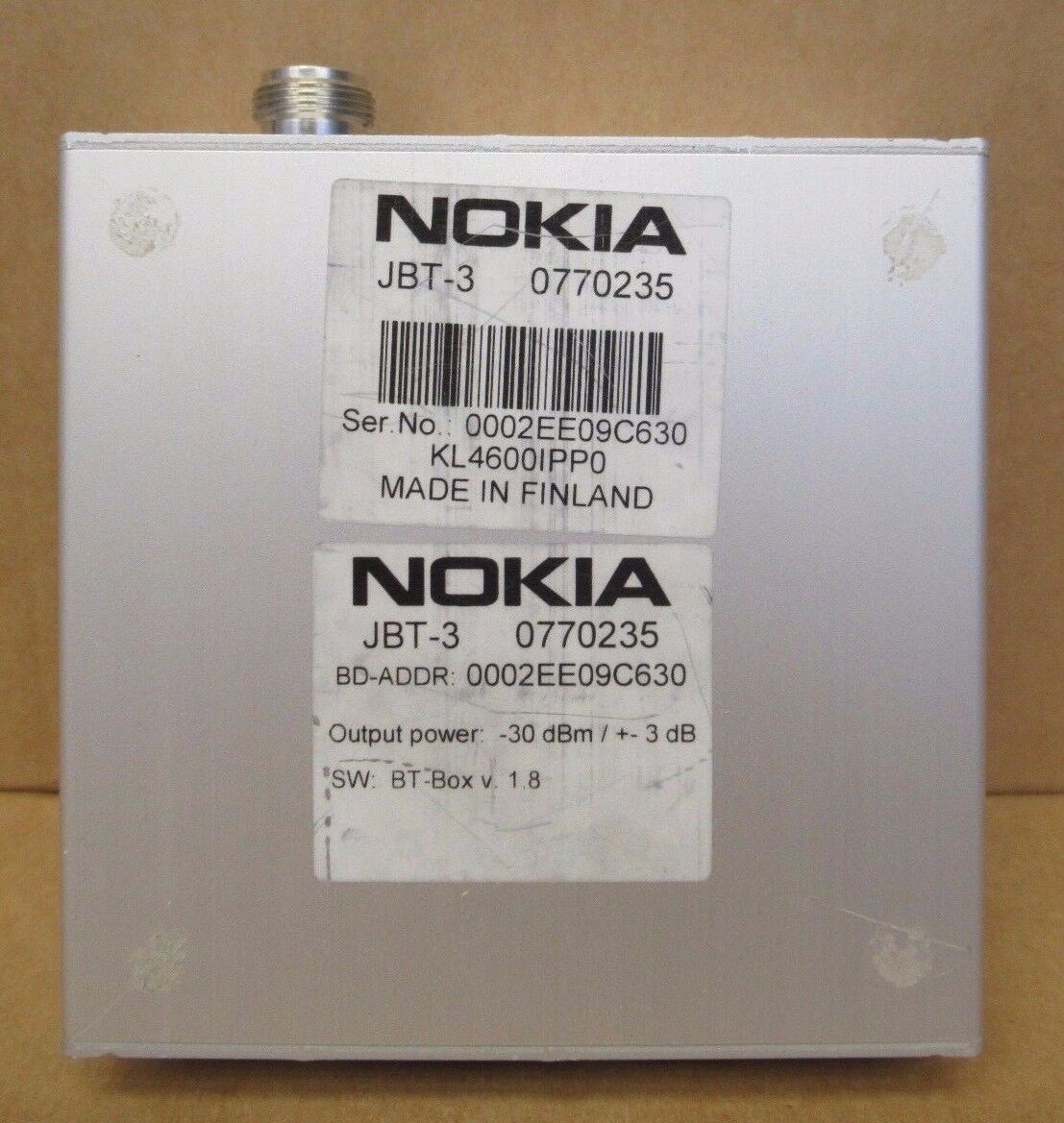 Nokia JBT-3 Bluetooth Test And Interface Box For Flashing And Servicing Phones