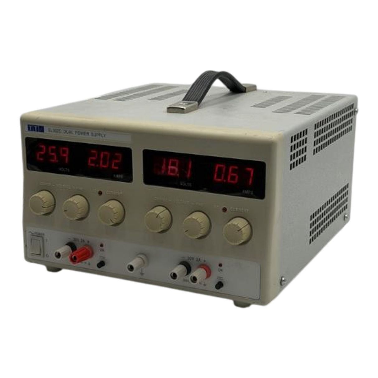 Thurlby Thandar TTi EL302D Dual Output 30V 120W 2A Linear Bench Power Supply0