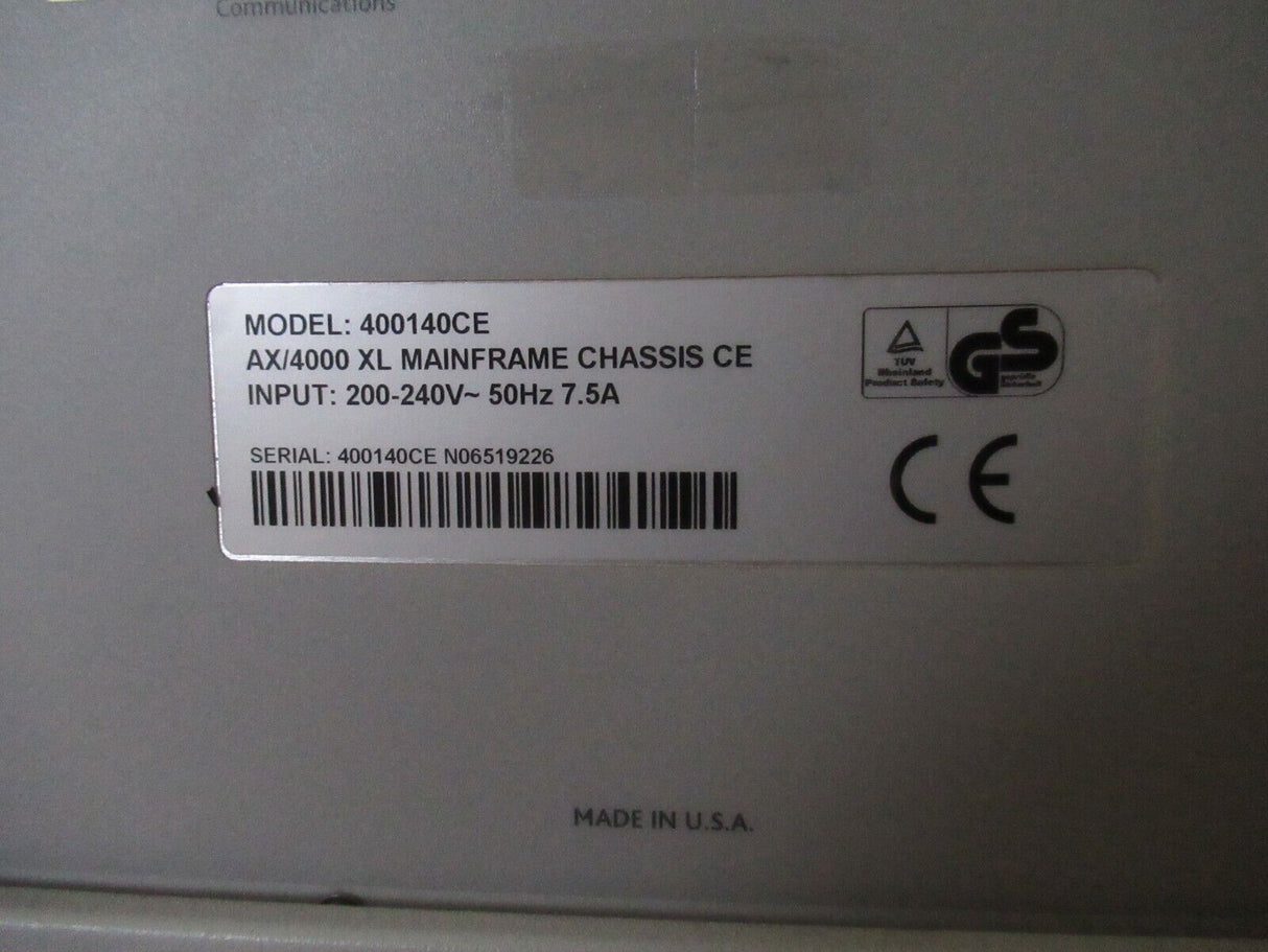 Système de test à large bande Spirent AX/4000 - 400140CE