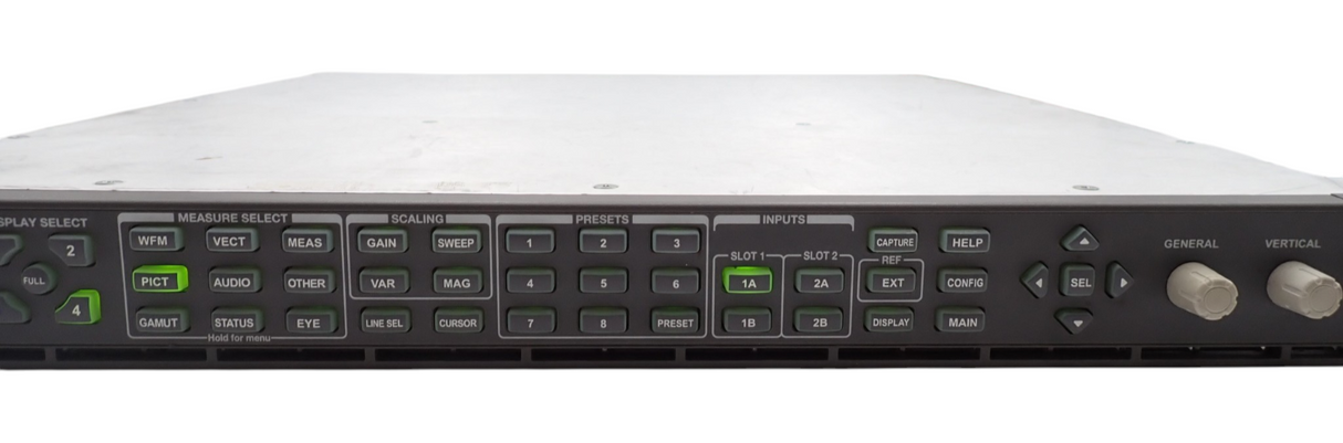 Tektronix WVR8200 SD/HD Advanced Video Waveform Rasterizers 1U3