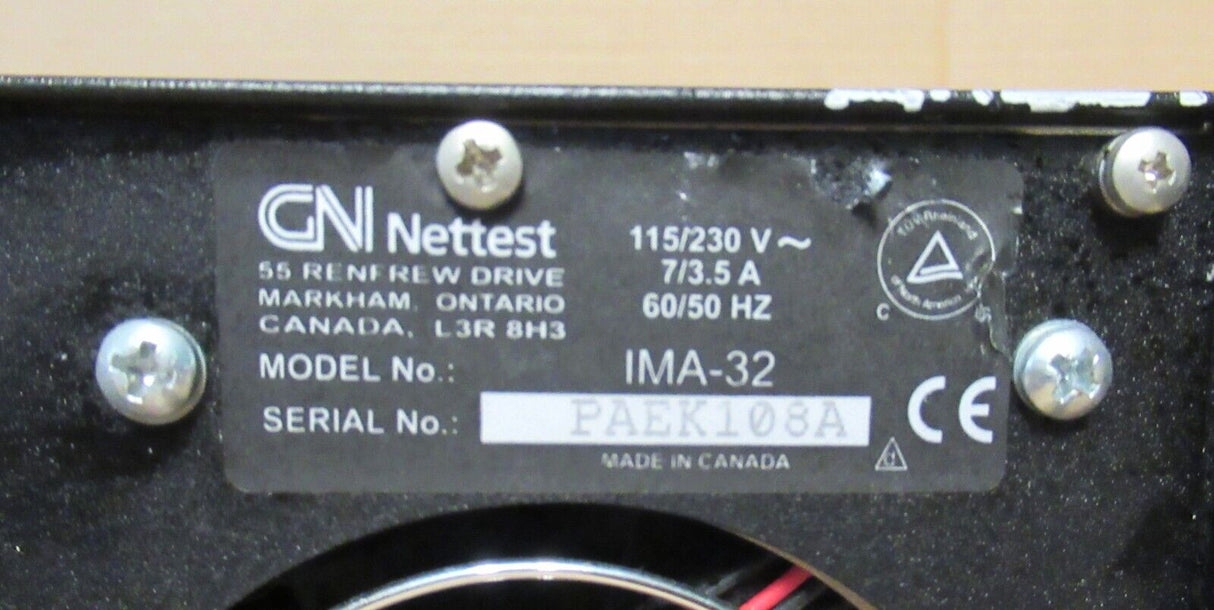 GN-Nettest InterEmulator 12-Slot Chassis - IMA-32 60/50Hz